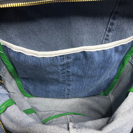 Denim backpack