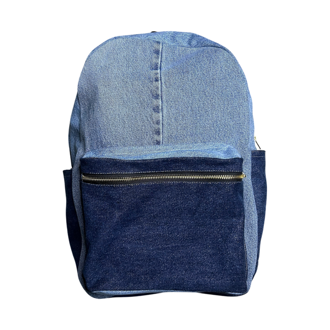 Denim backpack